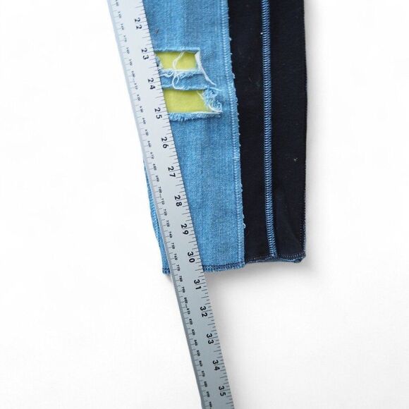 Styles Ever After Unique Handcrafted Patchwork Jeans "Boho" Women's XXS 0-4 - Picture 5 of 11